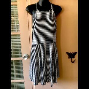Mossimo Supply Co Black and White Striped Dress